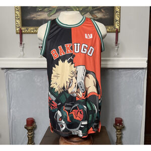 My Hero Academia Bakugo Jersey Tank Anime Hot Topic Medium